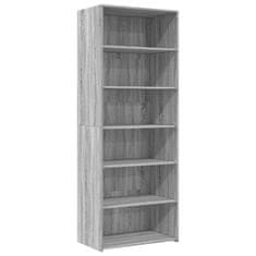 Vidaxl Skříň highboard šedá sonoma 70 x 41 x 185 cm kompozitní dřevo