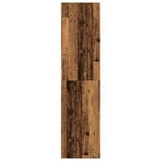 Vidaxl Šatní skříň old wood 80 x 50 x 200 cm kompozitní dřevo