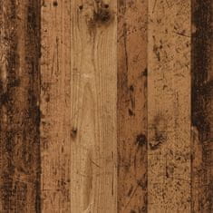 Petromila Knihovna/dělící stěna 3patrová old wood 99x29x99 cm kompozit