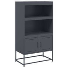 Vidaxl Skříň highboard olivově zelená 68,5 x 38,5 x 107 cm ocel