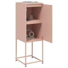 Vidaxl Skříň highboard růžová 36 x 39 x 107 cm ocel