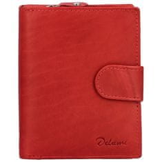 Delami Dámská kožená peněženka DELAMI, Crossroad červená