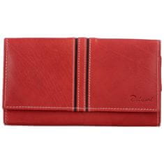 Delami Dámská kožená peněženka Delami Carla, červená