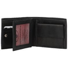 Delami Kožená pánská peněženka Delami Rio, černá