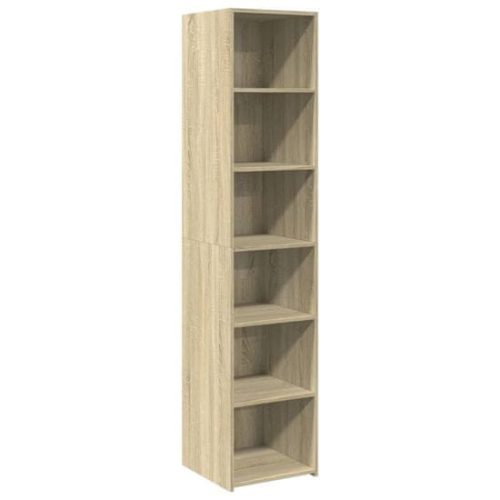 Vidaxl Skříň highboard dub sonoma 40 x 41 x 185 cm kompozitní dřevo