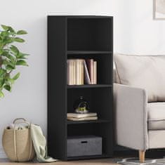 shumee vidaXL Skříň highboard černá 45 x 41 x 124 cm kompozitní dřevo