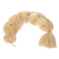 Soulima Syntetické copánky na vlasy, světlá blond, délka 60 cm, hmotnost 0.089 kg