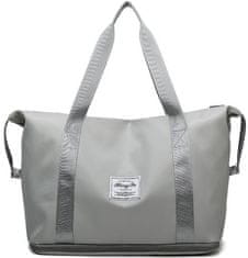 Camerazar Příruční cestovní taška RYANAIR, šedá, nylonová, XXL velikost