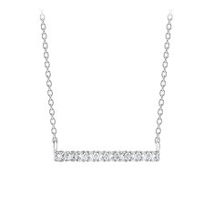 Flor de Cristal Stříbrný náhrdelník - Varianta 1