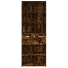 Vidaxl Skříň highboard kouřový dub 70 x 42,5 x 185 cm kompozitní dřevo