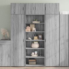 shumee vidaXL Skříň highboard šedá sonoma 70 x 41 x 185 cm kompozitní dřevo