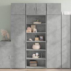 shumee vidaXL Skříň highboard betonově šedá 70 x 41 x 185 cm kompozitní dřevo