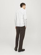 Jack&Jones Pánská košile JJJOE Slim Fit 12260131 White (Velikost S)