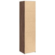 Vidaxl Skříň highboard hnědý dub 45 x 41 x 185 cm kompozitní dřevo