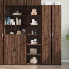 shumee Skříň highboard hnědý dub 45 x 41 x 185 cm kompozitní dřevo