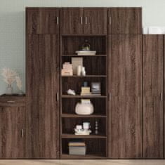 shumee vidaXL Skříň highboard hnědý dub 70 x 41 x 185 cm kompozitní dřevo