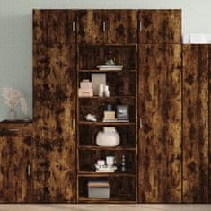 shumee vidaXL Skříň highboard kouřový dub 70 x 41 x 185 cm kompozitní dřevo