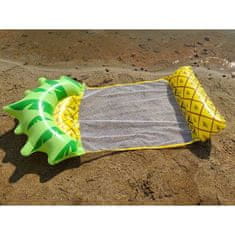 JOKOMISIADA Nafukovací matrace Houpací síť na vodu, model ananas pro bazén a pláž SP0760
