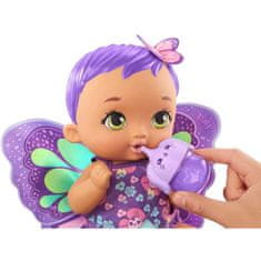 Mattel My Baby Garden motýlek panenka pije čůrá příslušenství ZA5431