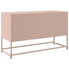 Vidaxl Skříň highboard růžová 36 x 39 x 123 cm ocel