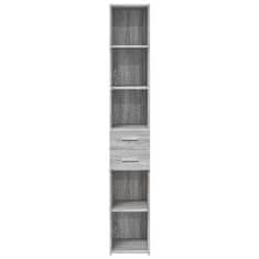 Vidaxl Skříň highboard šedá sonoma 30 x 42,5 x 185 cm kompozitní dřevo