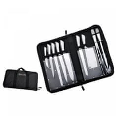 LEBULA Royalty Line RL-K10HL: 10 Pieces Stainless Steel Knife Set with Carrying Case