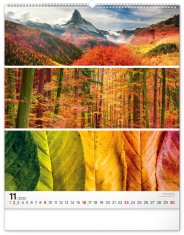 Presco Publishing NOTIQUE Nástěnný kalendář Paleta 2025, 48 x 56 cm