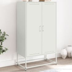 Vidaxl Skříň highboard růžová 68,5 x 38,5 x 123,5 cm ocel