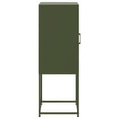 Vidaxl Skříň highboard olivově zelená 36 x 39 x 107 cm ocel