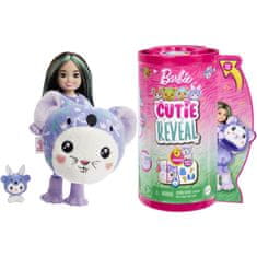 Mattel BRB CUTIE REVEAL CHELSEA V KOSTÝMU - ZAJÍČEK VE FIALOVÉM KOSTÝMU KOALY