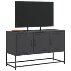 Vidaxl TV skříňka černá 100,5 x 39 x 60,5 cm ocel