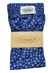 Climber 3100-MOT1 modré pánské popelínové trenýrky Barva: modrá tmavá, Velikost: L