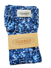 Climber 3100-MOT4 modré pánské popelínové trenýrky Barva: modrá tmavá, Velikost: M