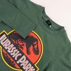 CurePink Dětská tepláková souprava Jurassic Park|Jurský park: Logo (8 let)