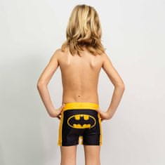CurePink Dětské plavecké boxerky DC Comica|Batman: Logo (8 let) černý polyester