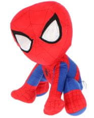CurePink Plyšová hračka - figurka Marvel|Spiderman: Sedící póza (výška 30 cm)