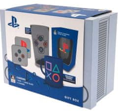 OEM Dárkový set Playstation: Classic hrnek - sklenice - 2 tácky (sklenice 500 ml|hrnek 315 ml)