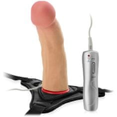 XSARA Strap-on pás na boky s přirozeným penisem, nejkvalitnější umělá kůže cyberskin - 72325531