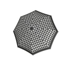 Doppler Fiber Havanna Black&amp;White - dámský skládací deštník