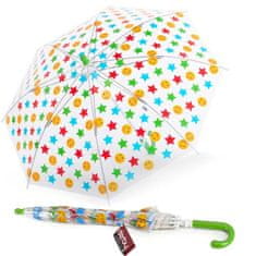 Derby Kids Sky Transparent - průhledný dětský holový deštník