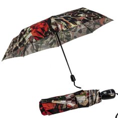 Doppler Fiber Magic Wild Poppy AC – dámský plně automatický deštník
