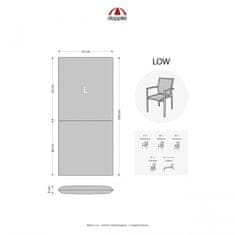 Doppler MOTION XL 3955 nízký - polstr na židli a křeslo