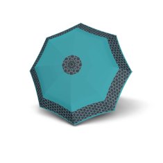 Doppler Fiber Mini Style - aqua viola - dámský skládací deštník