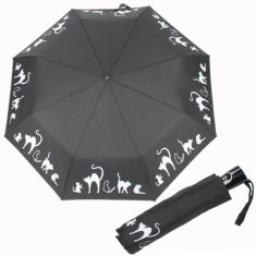 Doppler Fiber Magic Cats - dámský plně automatický deštník