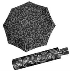 Doppler Fiber Magic Black&amp;White - dámský plně automatický deštník