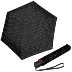 Knirps U.200 RAIN BLACK - elegantní dámský plně automatický deštník