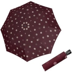Doppler Fiber Magic Timeless Red Dots – dámský plně automatický deštník