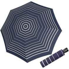 Doppler Fiber Magic Timeless Blue Stripes – dámský plně automatický deštník