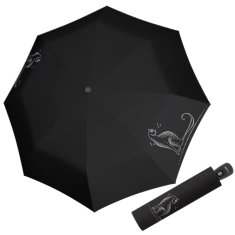 Doppler Fiber Magic Sparkling Cat - dámský plně automatický deštník