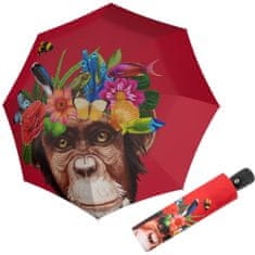 Doppler Modern Art Magic Flower Monkey - dámský plně automatický deštník